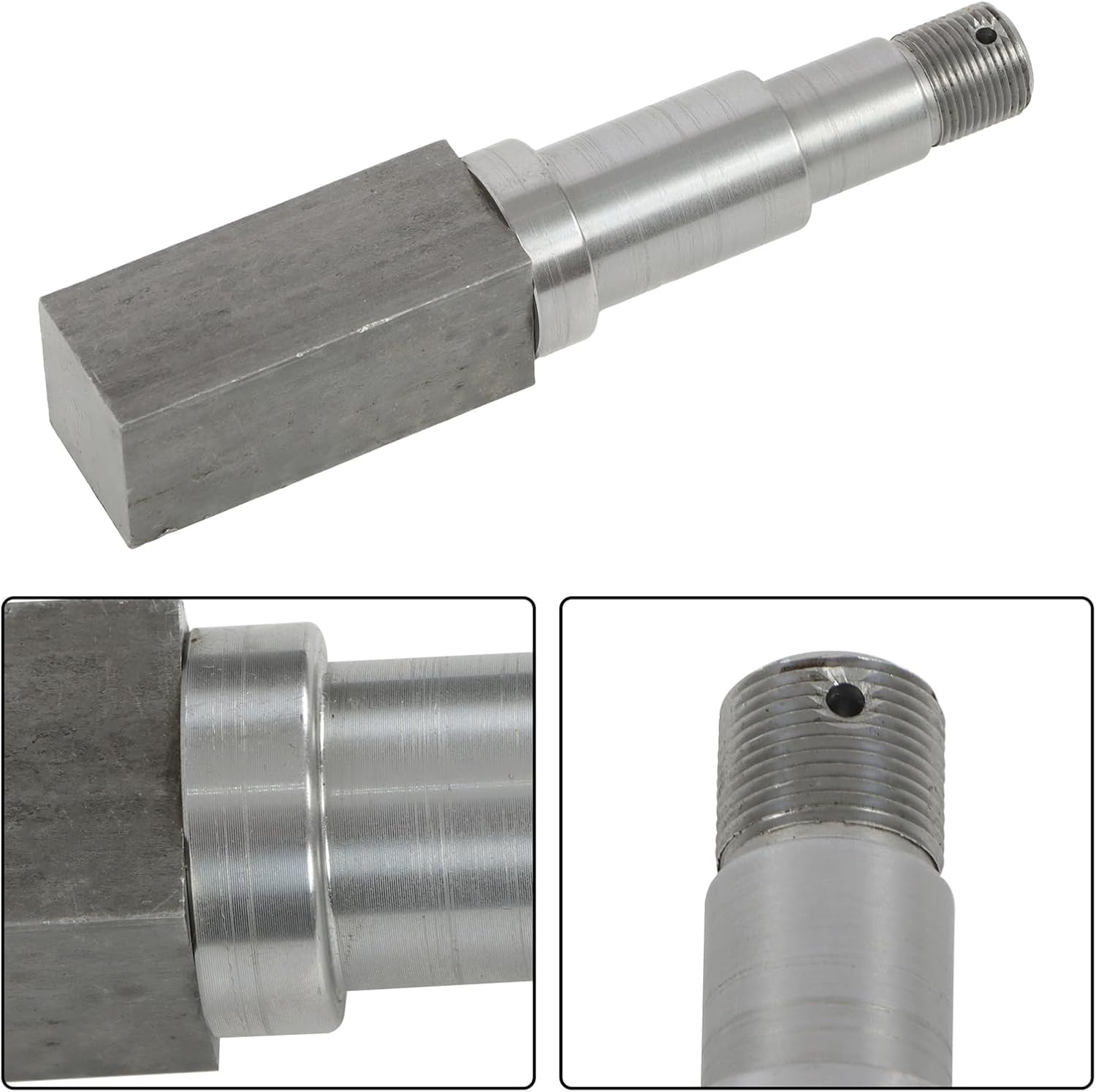 Silscvtt Square #84 Spindle 8-1/4 inch Overall Length 3-1/2 Spindle Length for 3500 Lbs with Fastening Accessories