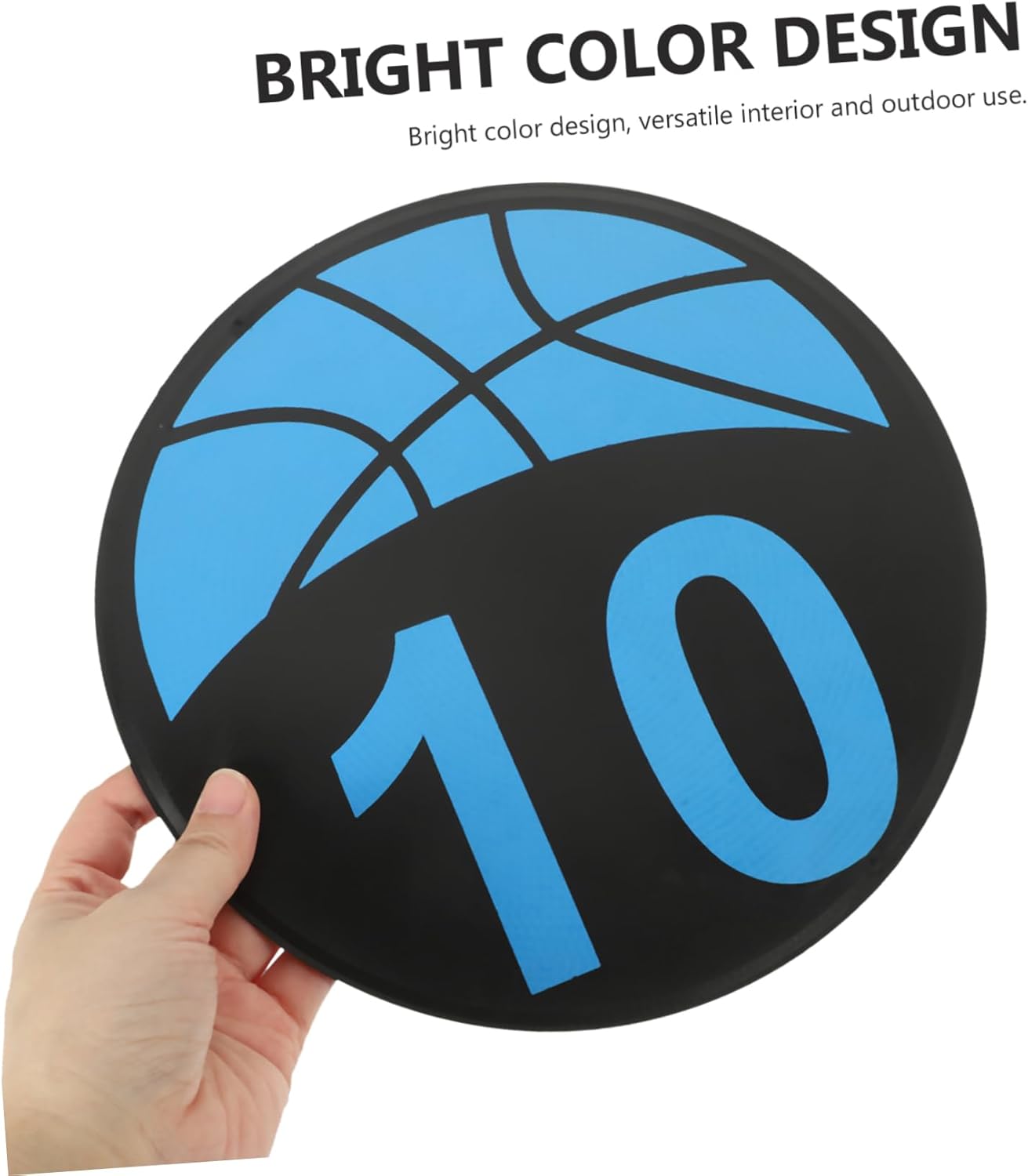 Happyyami 10pcs Soccer Training Sign Discs Lightweight Football Markers for Practice Drills for Boys and Girls Outdoor Activities