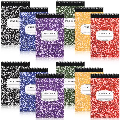 Carnet à spirale Dunzoom 60 feuilles pour organiser le bureau à domicile