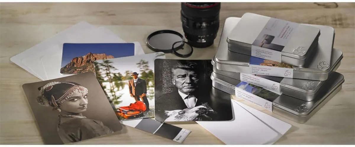 Hahnemuhle Photo Rag Ultra Smooth FineArt Inkjet Photo Card, 4x6", 30 Sheets