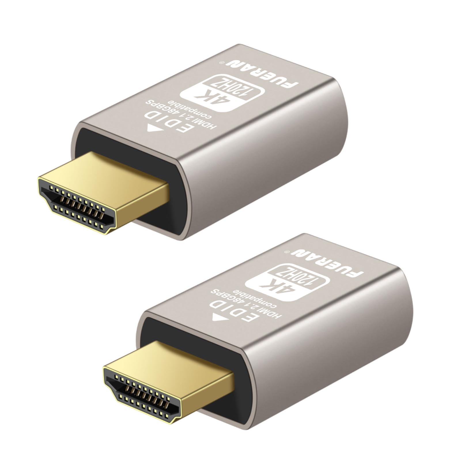 4K 120Hz HDMI 2.1 Dummy Plug – High-Resolution Virtual Display Emulator for PC, VR Headsets &amp; Cryptocurrency Mining EDID Headless Ghost Display Adapter(4K-120Hz-2P)