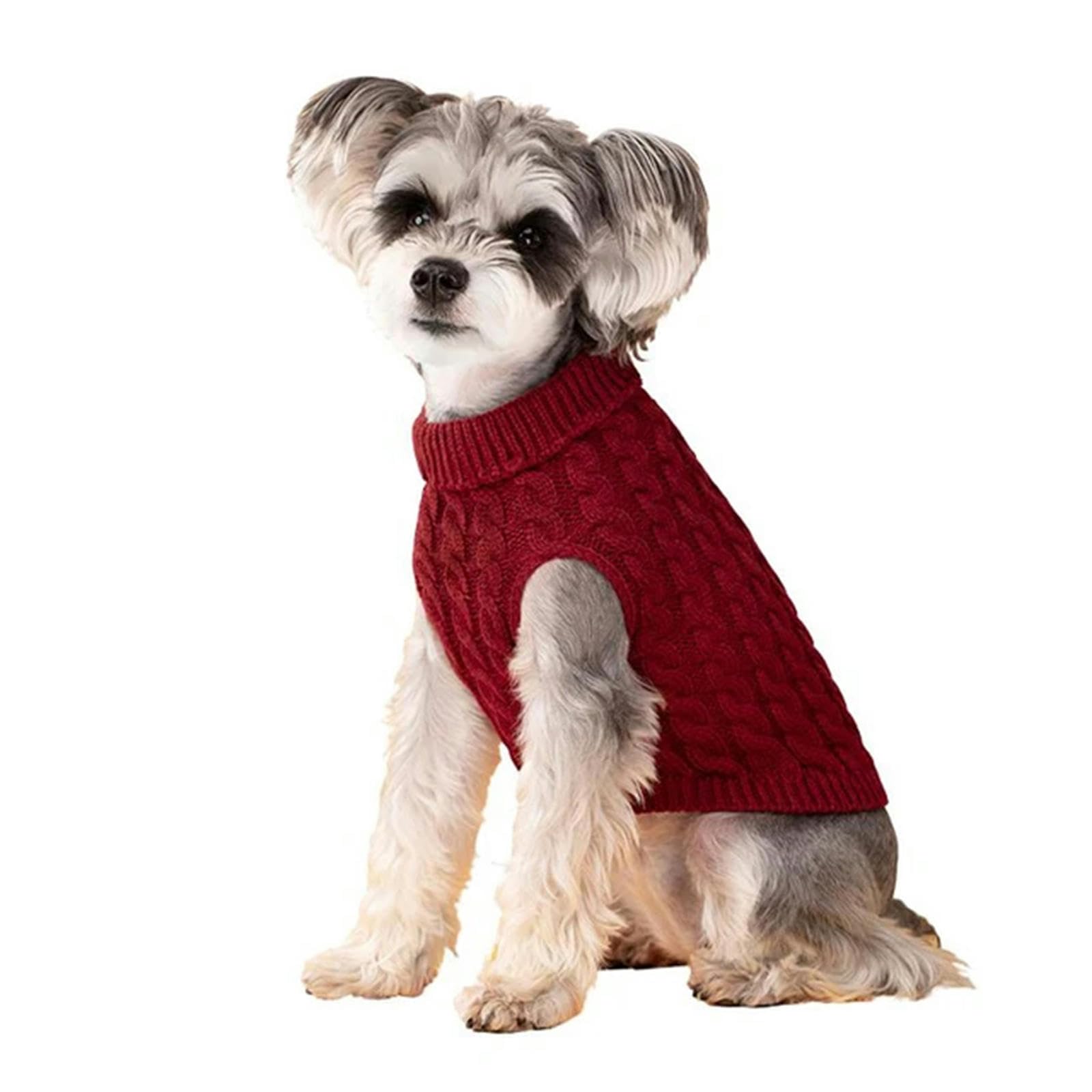 Regenmantel Hund Hundepullover Für Kleine Hunde Welpe Kleidung Winter Warmer Rollkragenpullover Schnauzer Chihuahua Mops Kostüm