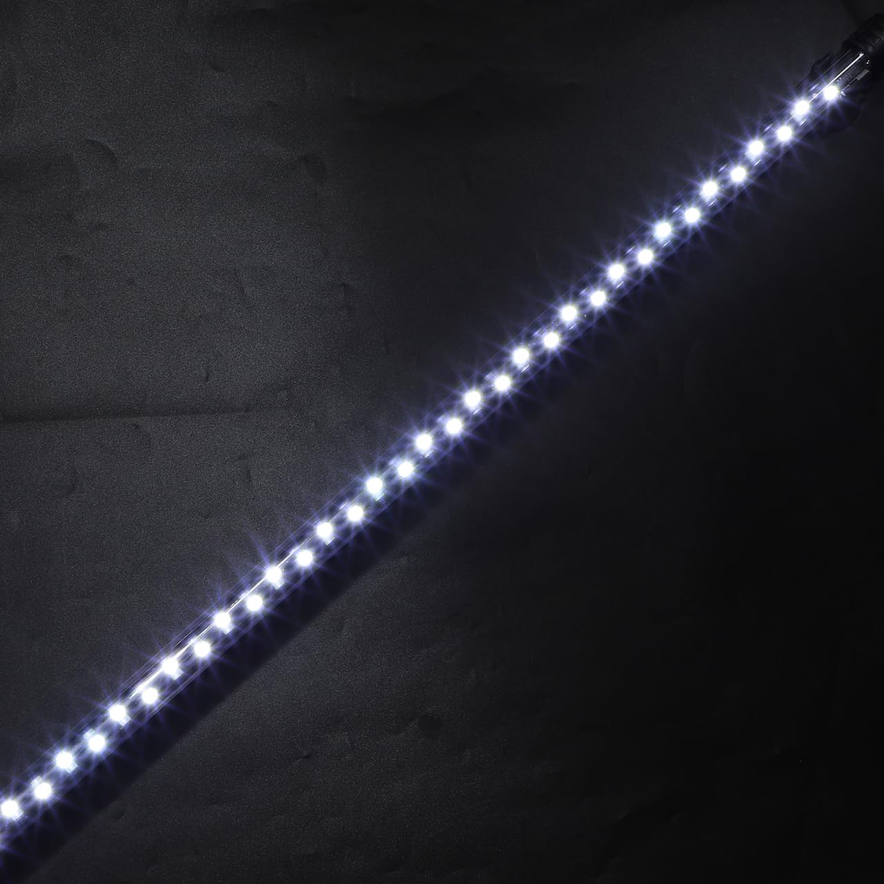 Housoutil Lumière Led Aquarium 58Cm Éclairage Blanc Pur Haute Luminosité Ventouses Lampe Décorative Aménagement Paysager Aquatique Prise Ue