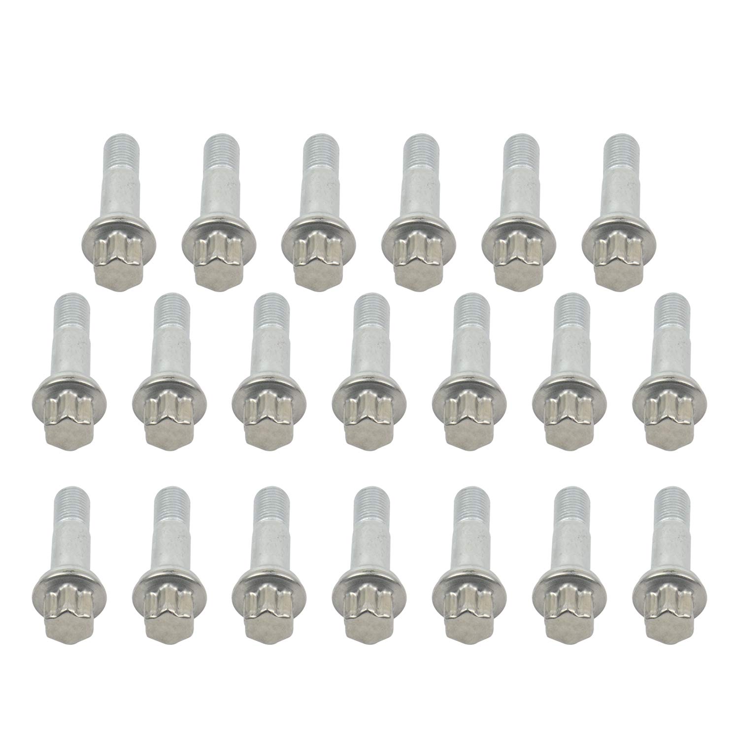 Bisenya 20x Boulons de Roue M14 x 1.5 Compatible avec W221 CL500 0009902207 | Compatible avec Classe GL GLE S M R W166 C216 X166 ML400 500 S420 CL500, 0009905407