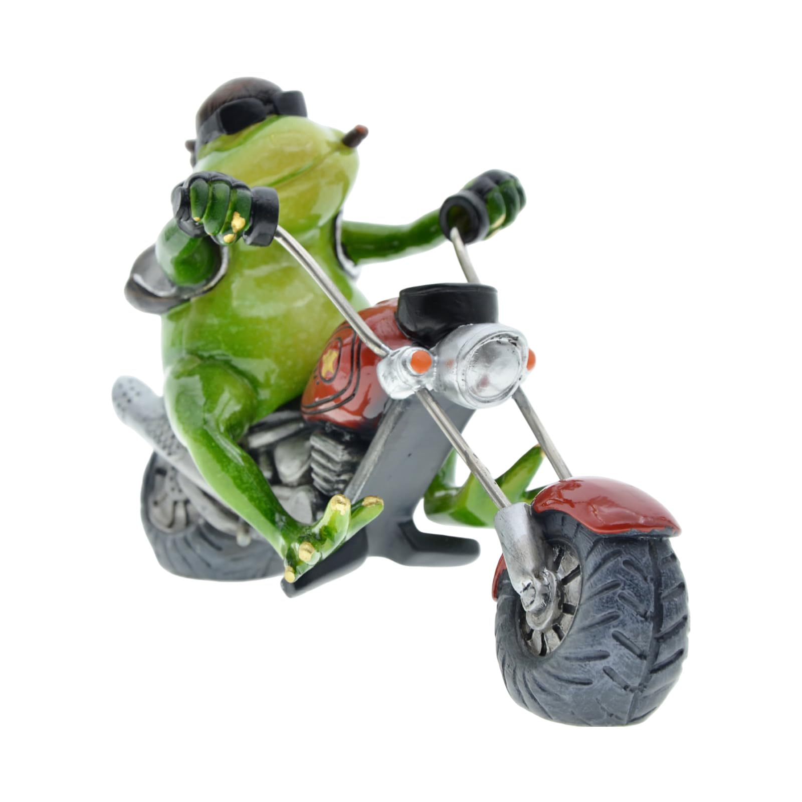 Statue de grenouille artistique en résine pour salon
