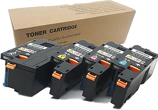 Offstar Replacement for Xerox Phaser 6000 6010 WorkCentre 6015 Toner Cartridge 106R01630 106R01627 106R01628 106R01629 (KCMY 4 Pack)
