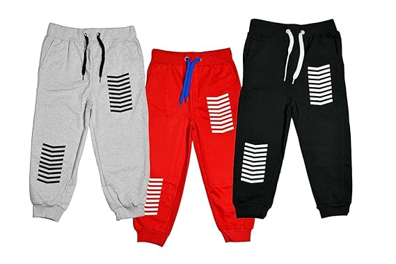 COOPERS HAWK Boys Girls Kids Track Pants Joggers Sweatpants Cotton Sports Regular Track Pant Pajamas