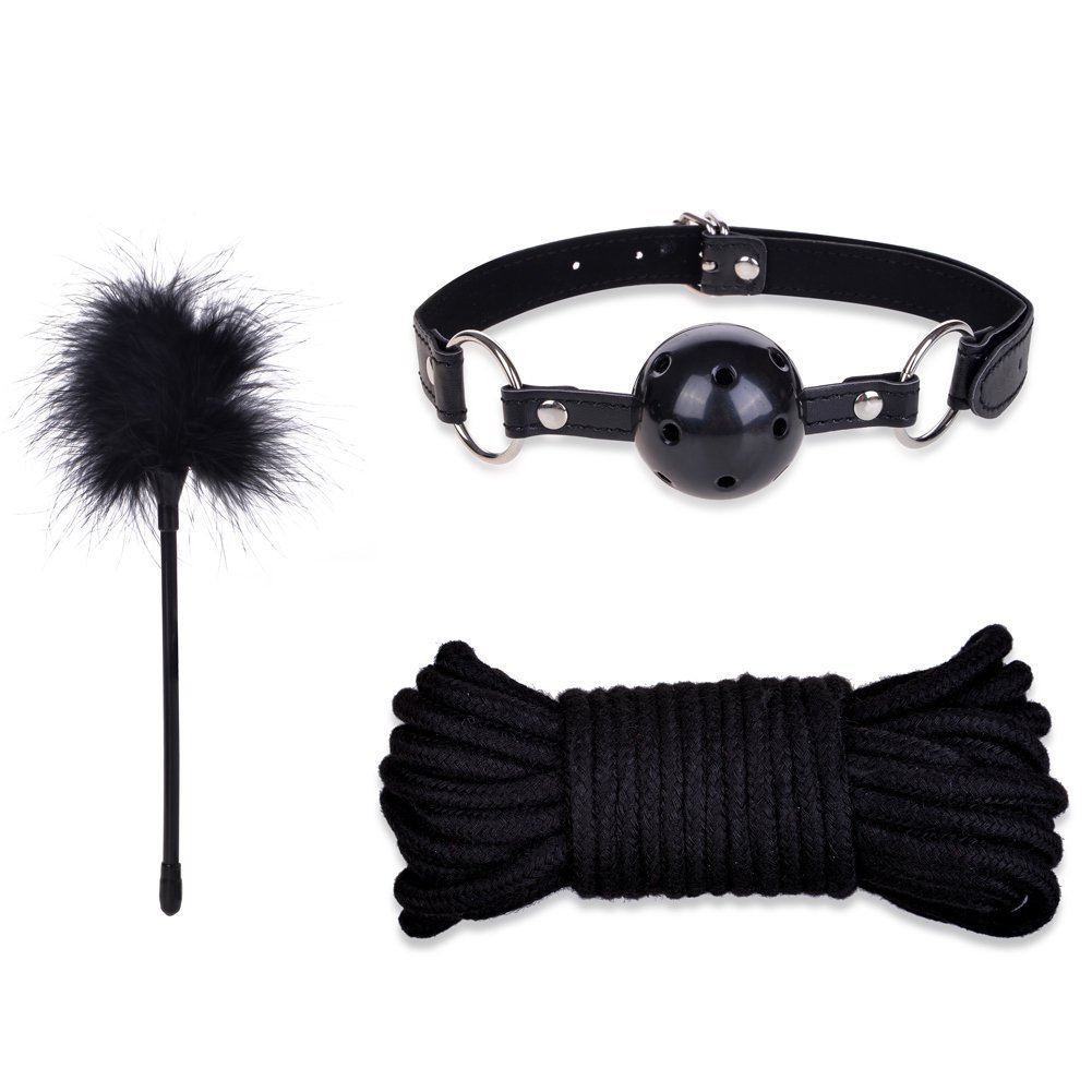 Utimi SM Set Bondage 11 Accessori per Bondage Kit bondage Regolabile per Adulti