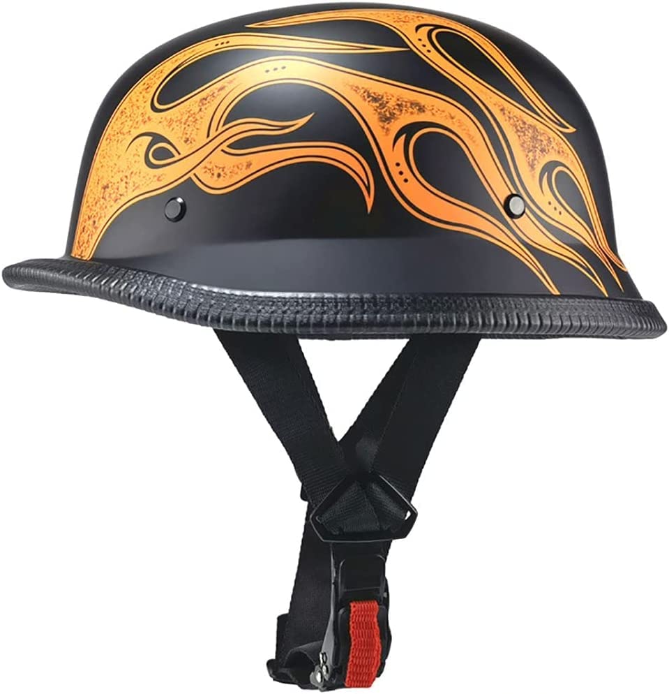 Casque bol moto confortable et semi-ouvert pour homme et femme