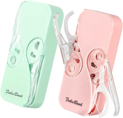 Dispensador de hilo dental portátil con soporte de hilo dental actualizado caja de viaje automática dispensador de hilo dental recargable