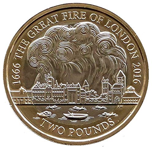MintRARE - 2016 350th Anniversary of the Great Fire of London BUNC £2 PROOF Coin - Two Pound with Airtite Capsule Holder in a Pouch Wallet