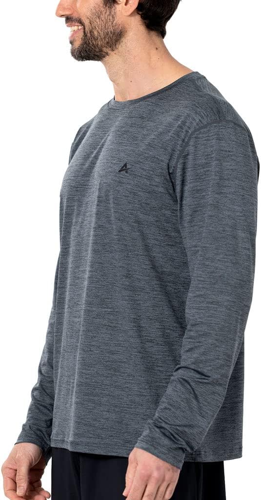 Arctic Cool Men's Crew Neck Instant Cooling Moisture Wicking Performance UPF 50+ Long Sleeve Sun Protection Shirt - Image 2