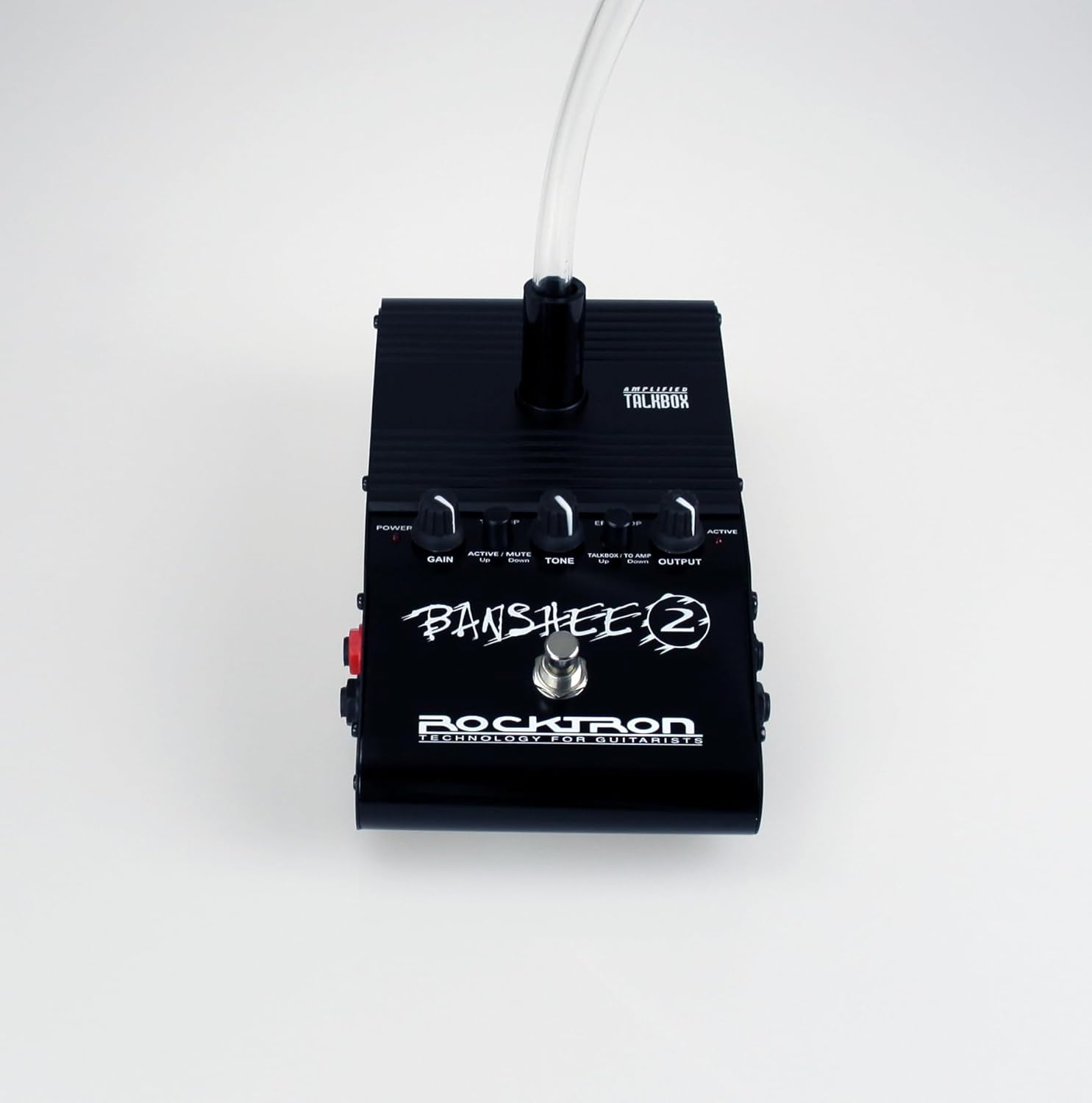 Rocktron Banshee 2 Talk Box Guitar Effects Pedal – Talkbox Effect with Built-In Amplifier, Tube Mouthpiece, Vintage Funk & Rock Voice Guitar Pedal, Talkbox Pedal for Electric Guitar, Bass & Keyboards