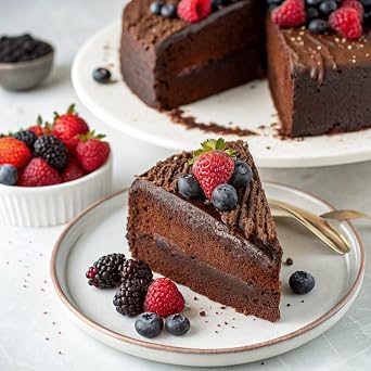 FitBake Keto Low Carb Chocolate Cake Baking Mix | 2g Net Carbs Per Serving | No Added Sugar | Zero Sugar & Gluten Free Desserts, Naturally Sweetened Keto Snack 8.75oz