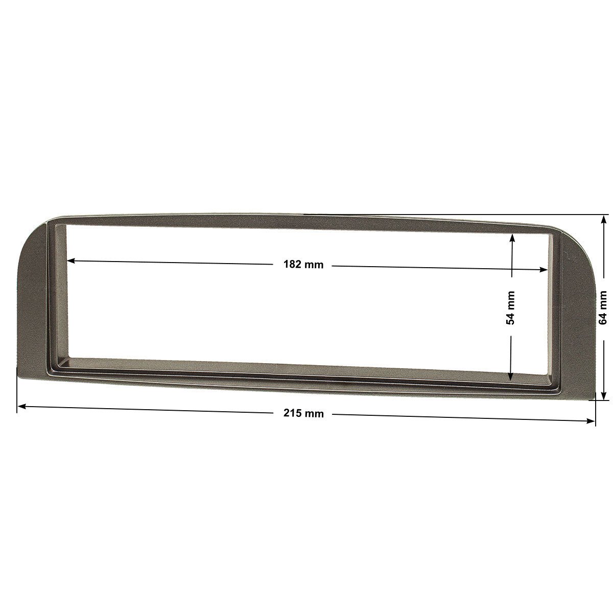 Cornice Radio Tomzz Per Alfa Romeo 147 E GT - Sostituzione Autoradio Grigio Scuro - Foto 12