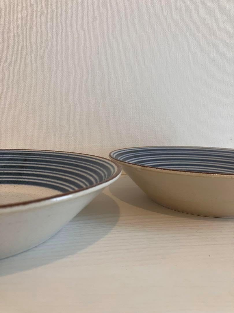 深川製磁 ミート皿 大皿 染付 パスタ皿 カレー皿 プレート ディナー皿