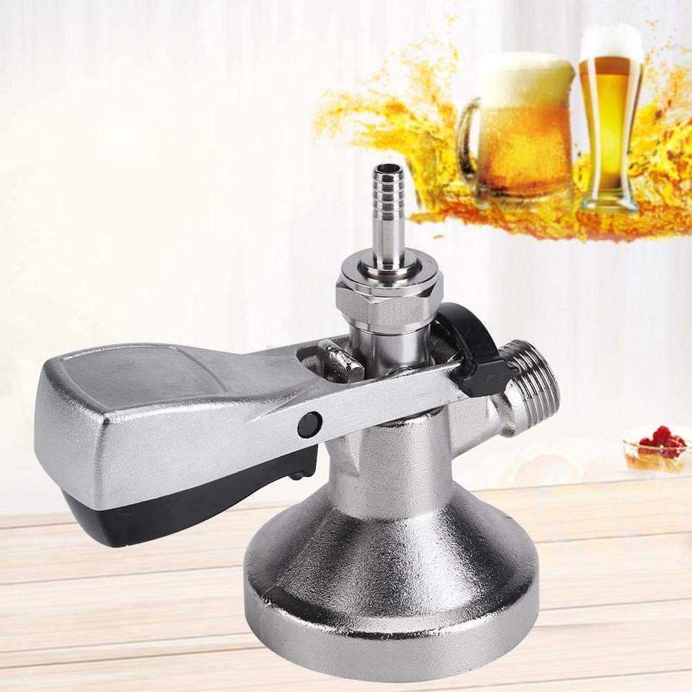Yosoo G Fass Kupplung Bier Edelstahl Verteiler Bier Wasserhahn