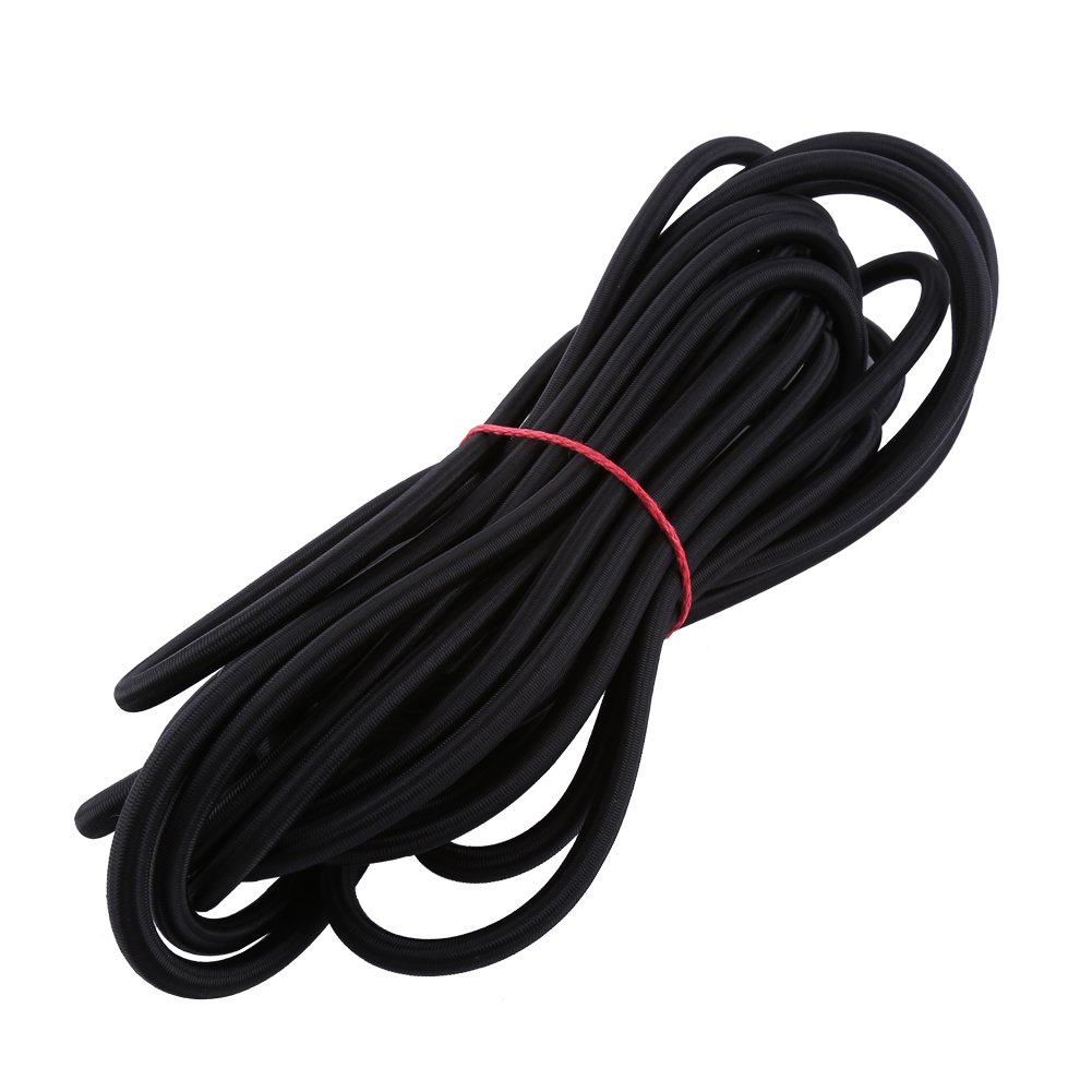Corda elastica elastica, Corda elastica per legare la corda elastica, Corda elastica in elastico per, campeggio, cinghie per rimorchio, lacci per scarpe (10mm 10M)