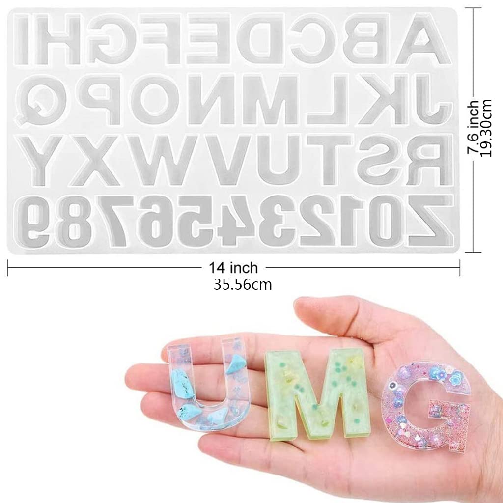 Set di 244 stampi per portachiavi in resina con numeri in silicone per portachiavi artigianali numero civico gioielli ciondolo portachiavi kit di stampi in silicone per colata in resina epossidica per