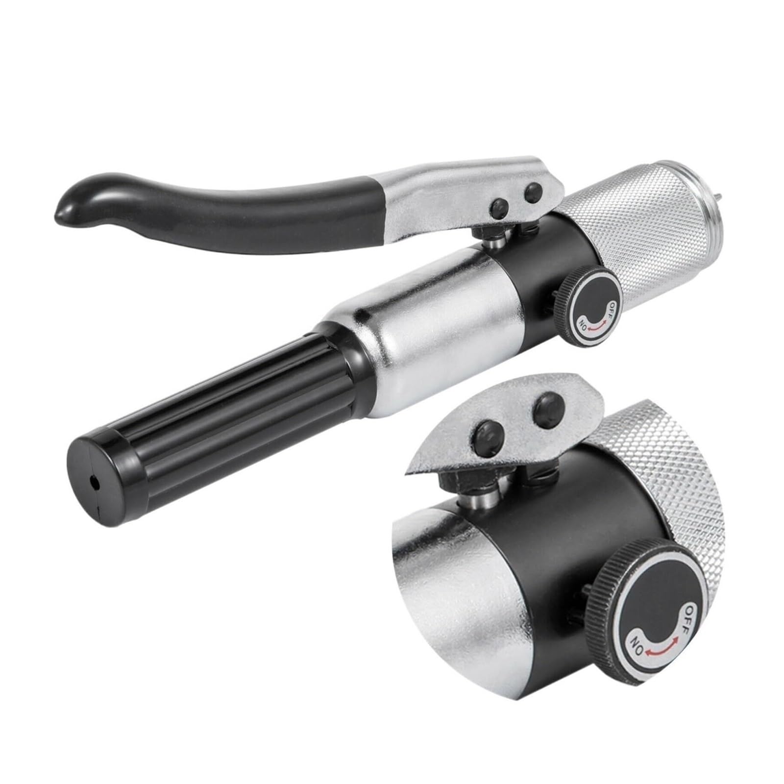 Zaciskarka hydrauliczna Zestaw Hydraulicznych Narzędzi Do Kształtowania Ręczny Roztłacz Rur Miedzianych Aluminiowych 7 Głowica 3/8 1-5/8 Cali 10-28 Mm za konserwację rurociągów(10-28mm)