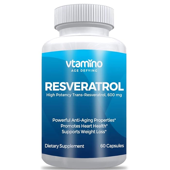 Buy Resveratrol TransResveratrol 600mg for Heart Health & Pure