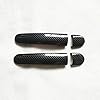 Outer Door Handle Fit Use For Audi TT 8j 8n MK1 MK2 RS Accessories Door Handle Cover Trim Handles Covers Plastic Imitation Carbon Fiber Car Door Handle (Color : 2DK-1) #5