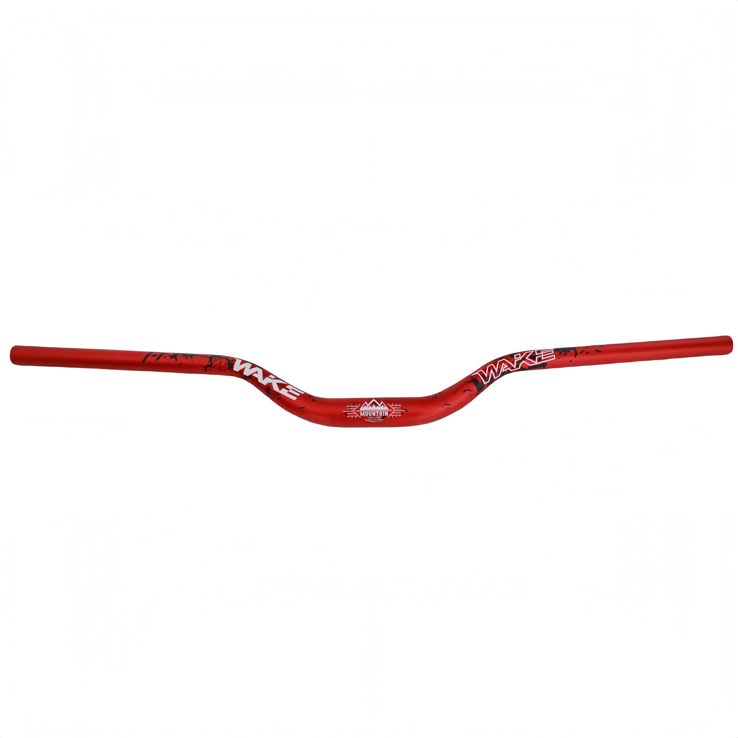 TRKIMAL φ 31,8 mm per mountain bike da strada extra lungo 780 mm manubrio 55 mm Riser bar per downhill ciclismo corsa off-road MTB, BMX (rosso)