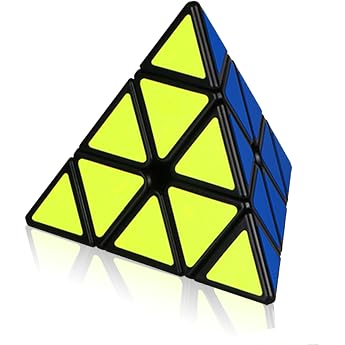 Pyraminx Magic Cube 3 x 3 Speed Cube for Children and Adults