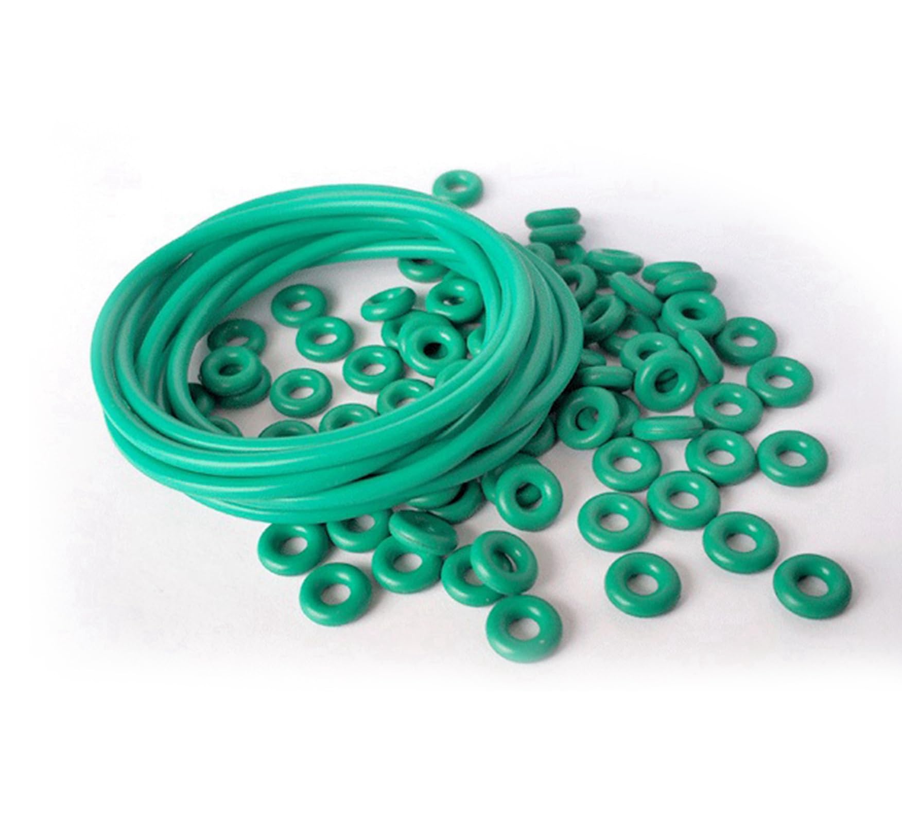 O-ring fluor rubber, 1 mm diameter, 8,5 mm ID, 10,5 mm OD, ronde afdichtring, bruin, 100 stuks