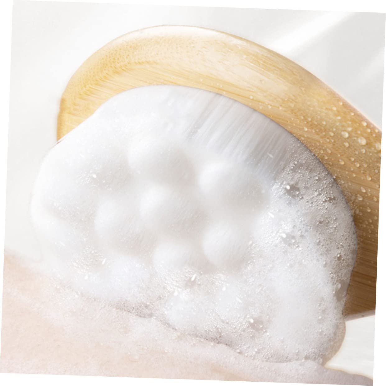 FRCOLOR 2pezzi Spazzola Esfoliante Per Schiena Con Manico Lungo Scrubber Per Doccia Massaggio e Pulizia Della Facile Da Usare e Comfortevole Accessorio Per Relax e Benessere Domestico