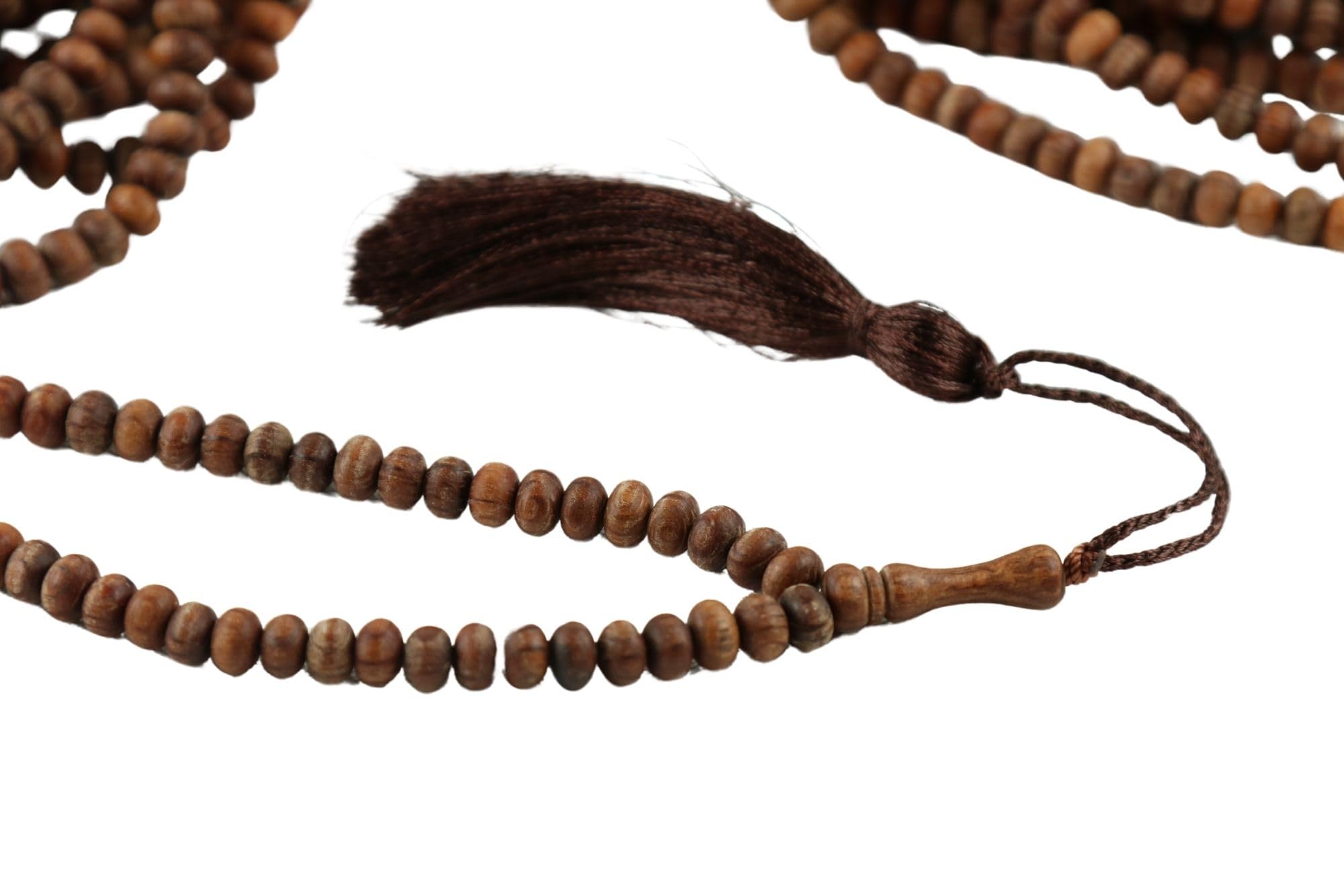 Ręcznie robione drewno jałowca 5000 koralików Tasbeeh mały rozmiar Misbaha islamski prezent Tasbih modlitwa koraliki Tesbih 5 x 7 mm Dhikr