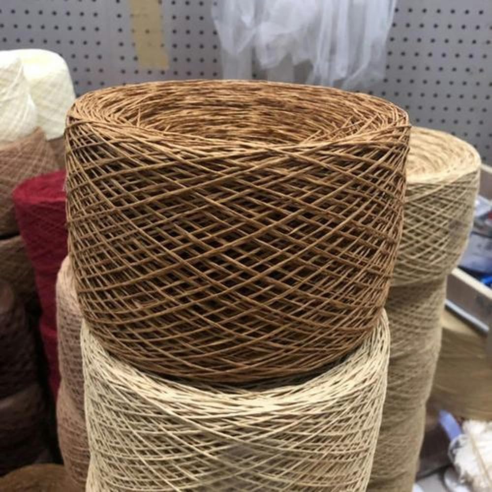 Rafia papierowa przędza wstążkowa do robienia na drutach i szydełkowania, artykuły rzemieślnicze do czapek słomkowych, toreb, kapci, 250 g