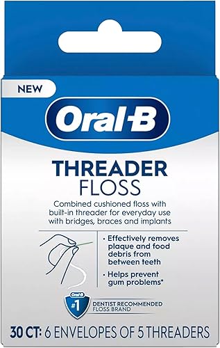Miniatura 2 de Glide Threader Floss, 30 paquetes de un solo uso cada uno (paquete de 5)