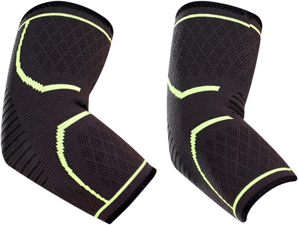 1pair Elbow Support Brace Compression Arm Sleeve Joint Pain Relief Gym Training Sport Guard Wrap for Runing