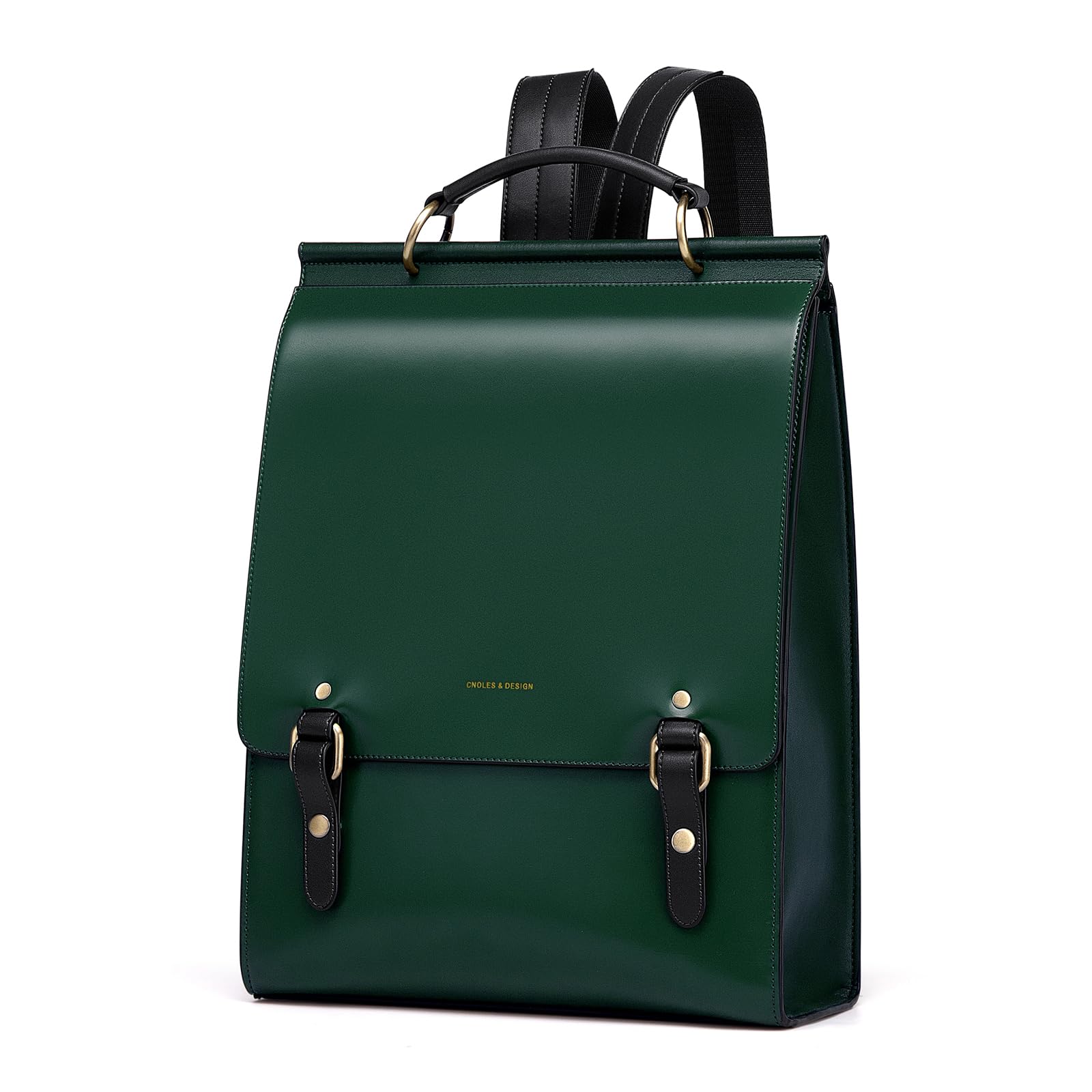Cnoles Sac à dos en cuir pour femme Sac à dos tendance Sac vintage décontracté pour l'école, le collège, les voyages