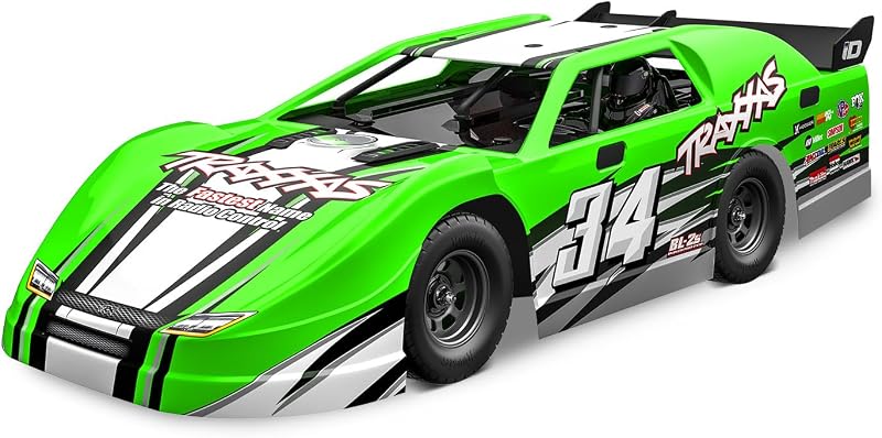 Traxxas Slash último modelo escala 1/10 2WD Dirt Oval Race Car (verde)