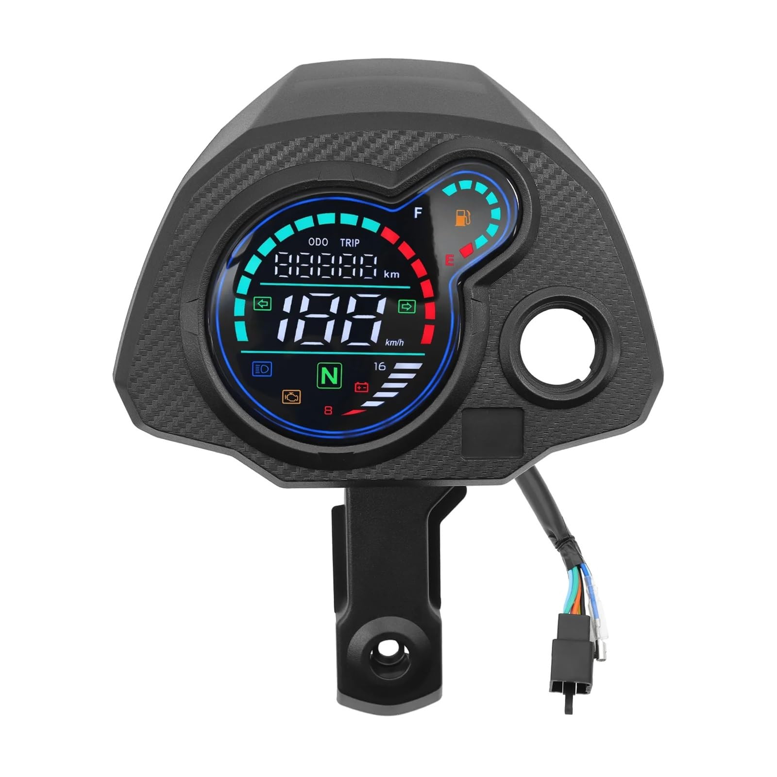 Motociclo Contachilometri per Navi 110 per Navi110 Quadro Strumenti Digitale per Moto Tachimetro Contachilometri Contagiri per Moto con Ingranaggio