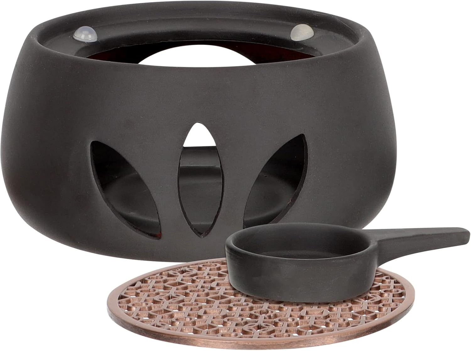 Veemoon Ceramic Tea Pot Warmer Heater Set Japanese Pottery