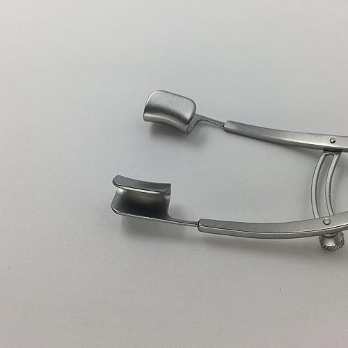 Miniatura 3 de chaoyue instrumentos médicos acero inoxidable 2.953 in V tipo ojo espéculo instrumento oftálmico ENT plástico