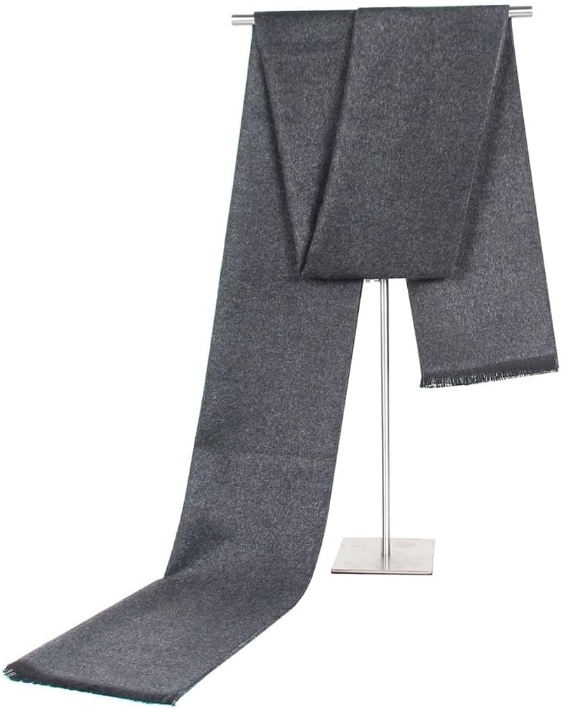 Classic business casual men's scarf, middle-aged and elderly imitation cashmere warm