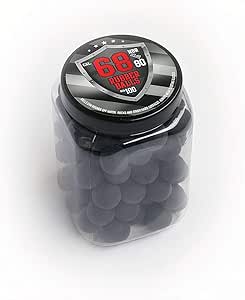 SSR 100 x Rubber Balls Paintballs 50 .Cal Bolas de Pintura Pelotas de