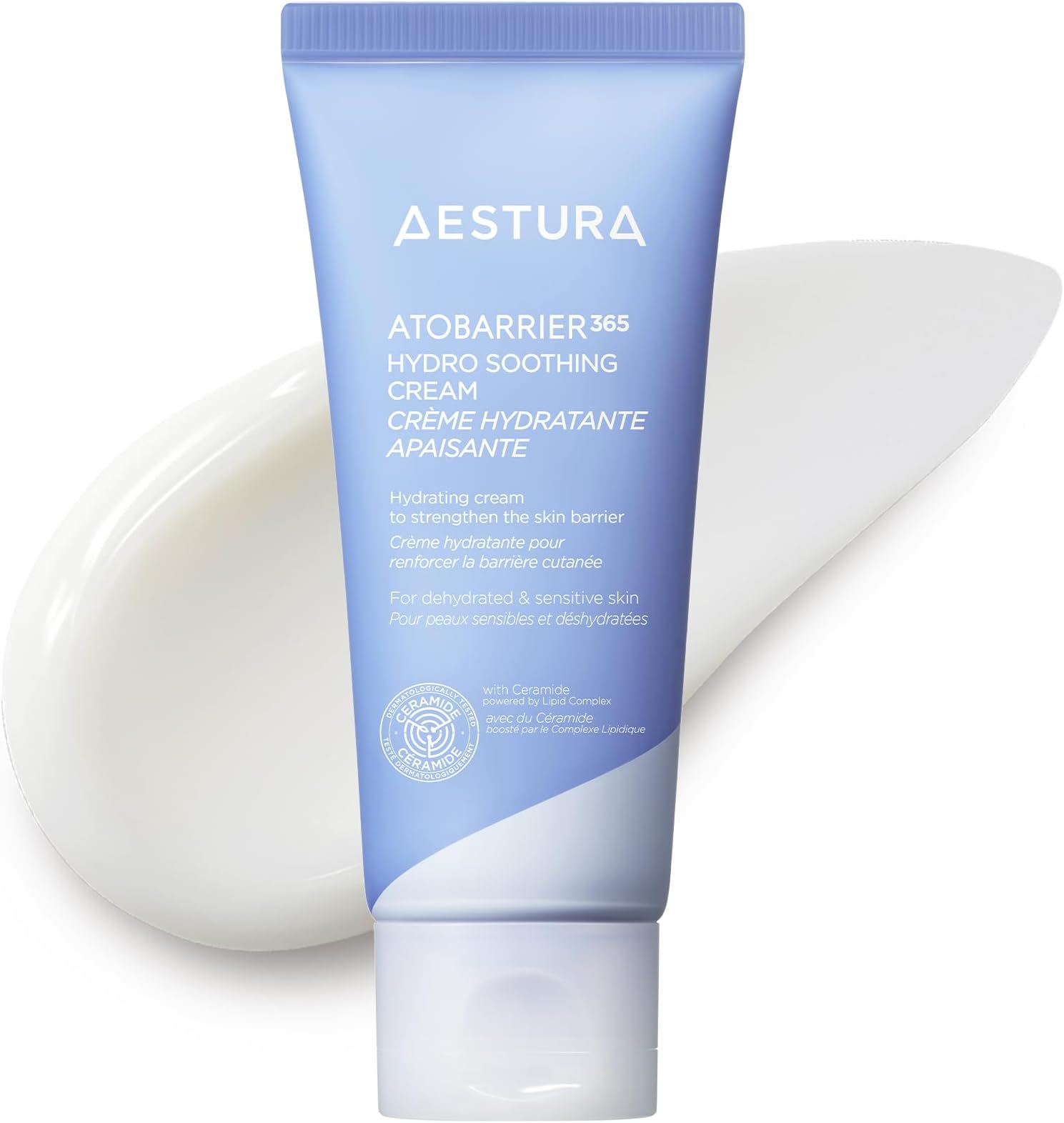 ATOBARRIER365 Hydro Soothing Gel Cream Moisturizer with Ceramides for Moisture Barrier Repair | Lightweight Hydration, Instant Cooling, Suitable for Sensitive Skin, 60ML / 2.03 fl.oz.