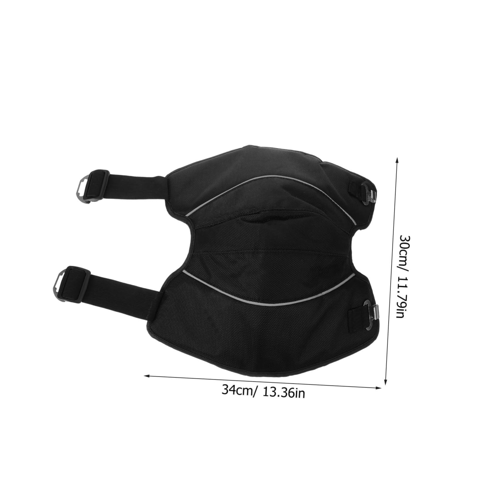 Beavorty Fahrrad Schutzausrüstung Biker Motorrad -kniewächter Motocross-knieschoner Sportkniegeleiger Plus Knie Sportpolster Abdeckung Black Oxford-stoff