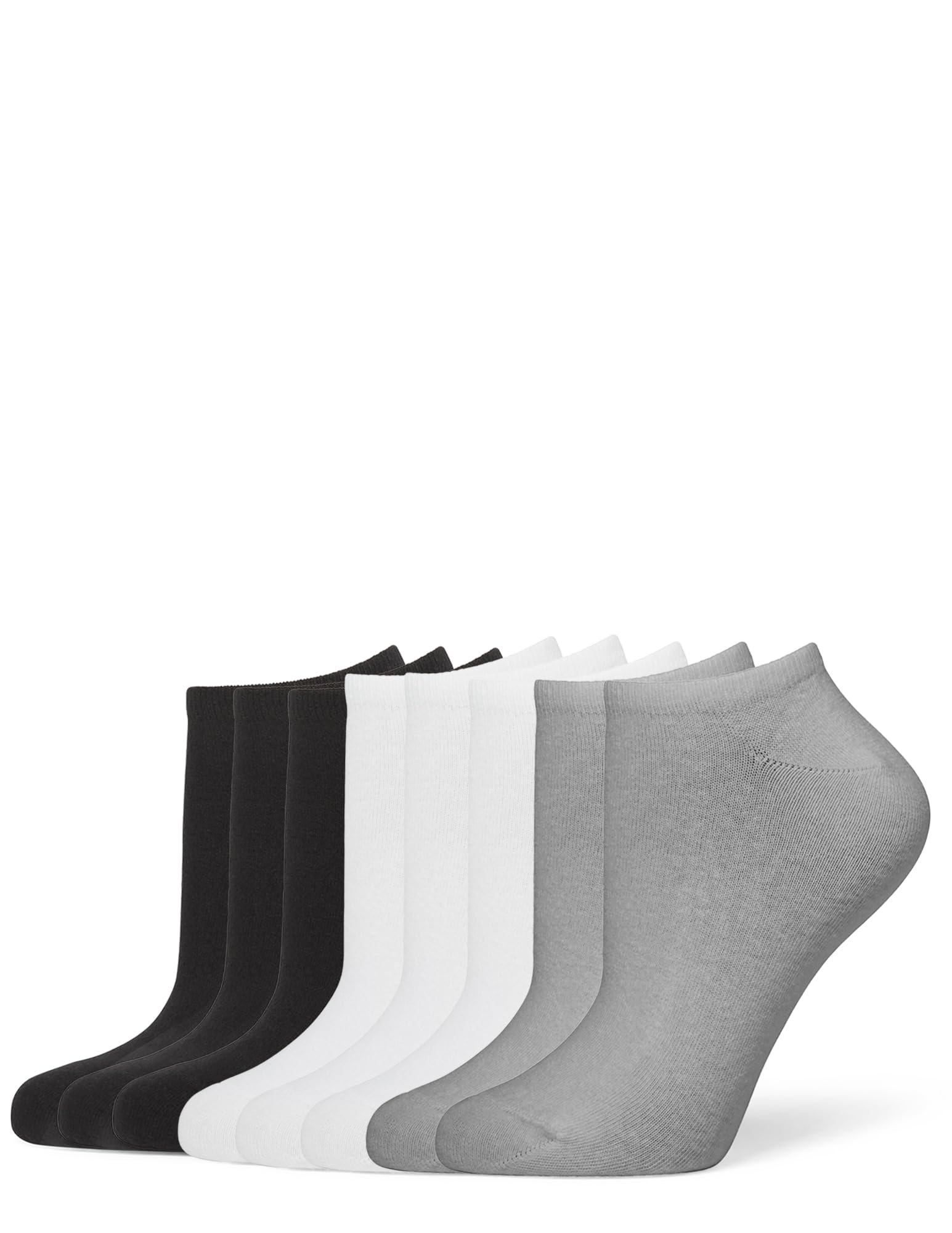 Women's No Show Sport Socks by HUE | Comfortable and Breathable | Athletes and Fitness Enthusiasts | Workout and Sports 