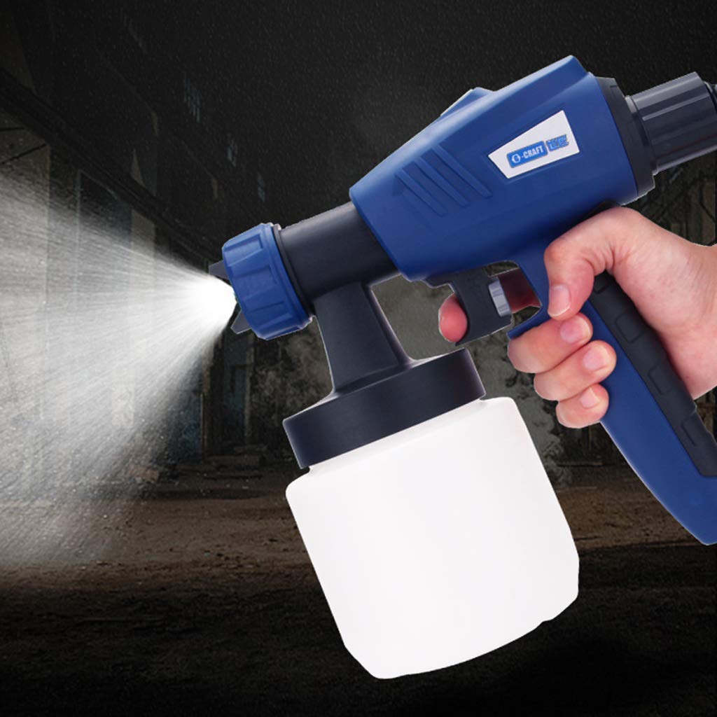 Spruzzatori di Vernice airless elettrici Portatili da 800 ml Aerografo per Vernice in Lattice, Pistola a spruzzo per Vernice, viscosità 60DIN/s, Tre Forme di spruzzo, rimozione c
