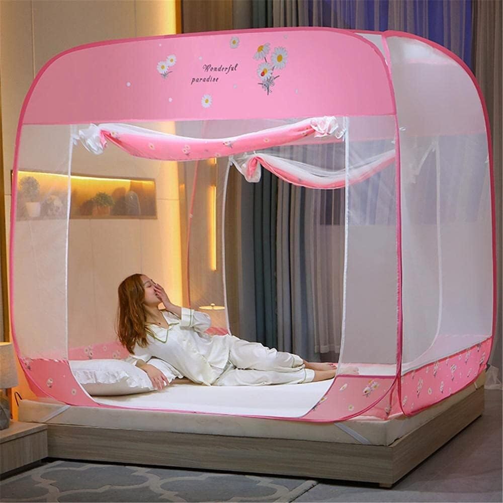 Moustiquaire portative contre les piqûres pour lit double 180x200