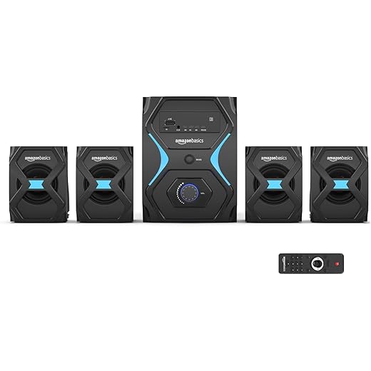 amazon basics Wired 41 Multimedia Speaker with Remote 40W R