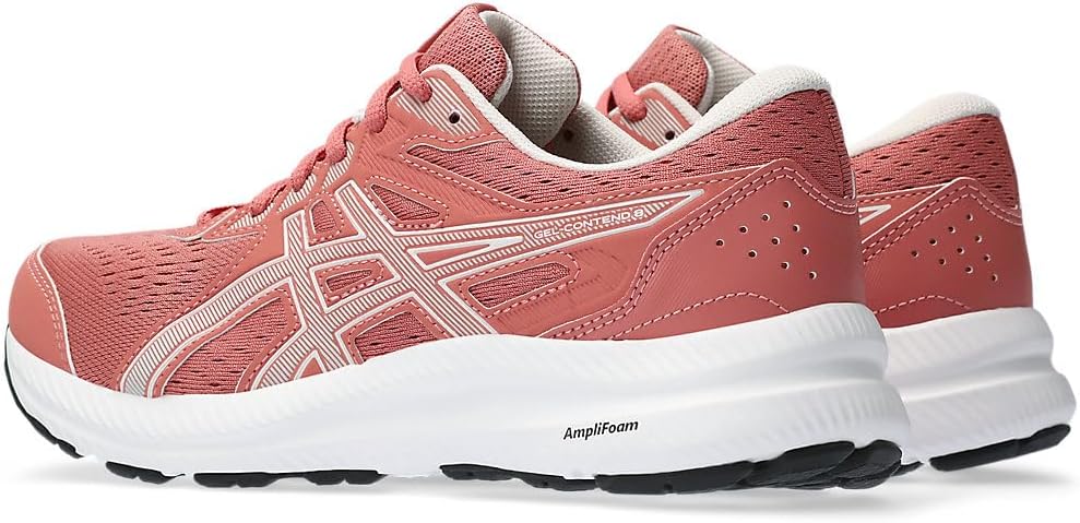 ASICS Women's Gel-Contend 8 Running Shoes, 11, Light Garnet/Pure Aqua - Image 3