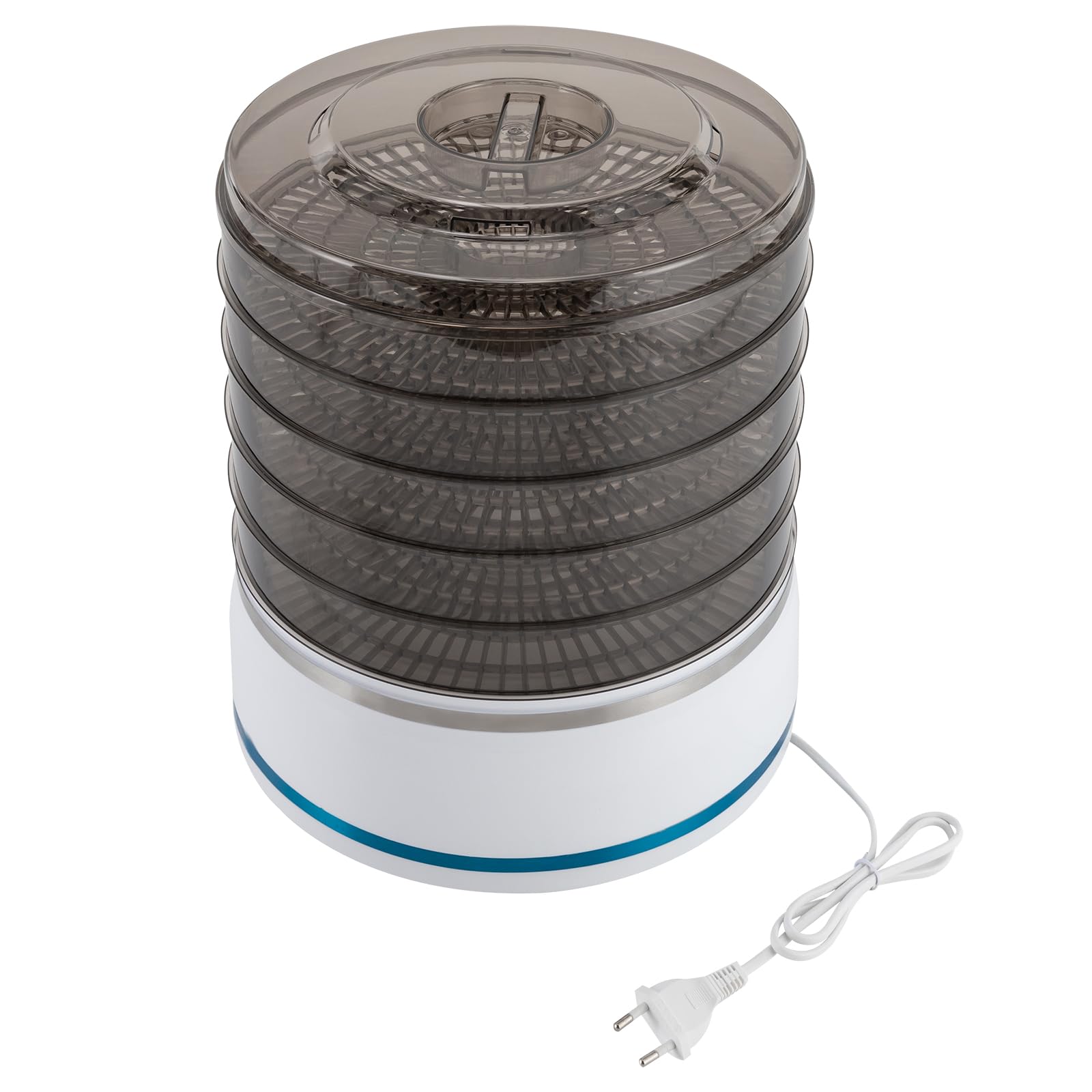 Wmf Küchenminis 5 Tablett Elektrischer Dörrgerät Dörrautomat Dörrautomaten  Fleisch Dehydrator Dörrautomat Mit Temperaturregler 35-70 ° C Umlaufmodus  Perfekt Für Fleisch, Gemüse, Kräuter, Fruchtfleisch ( Size : Smart Mokka  Maschine