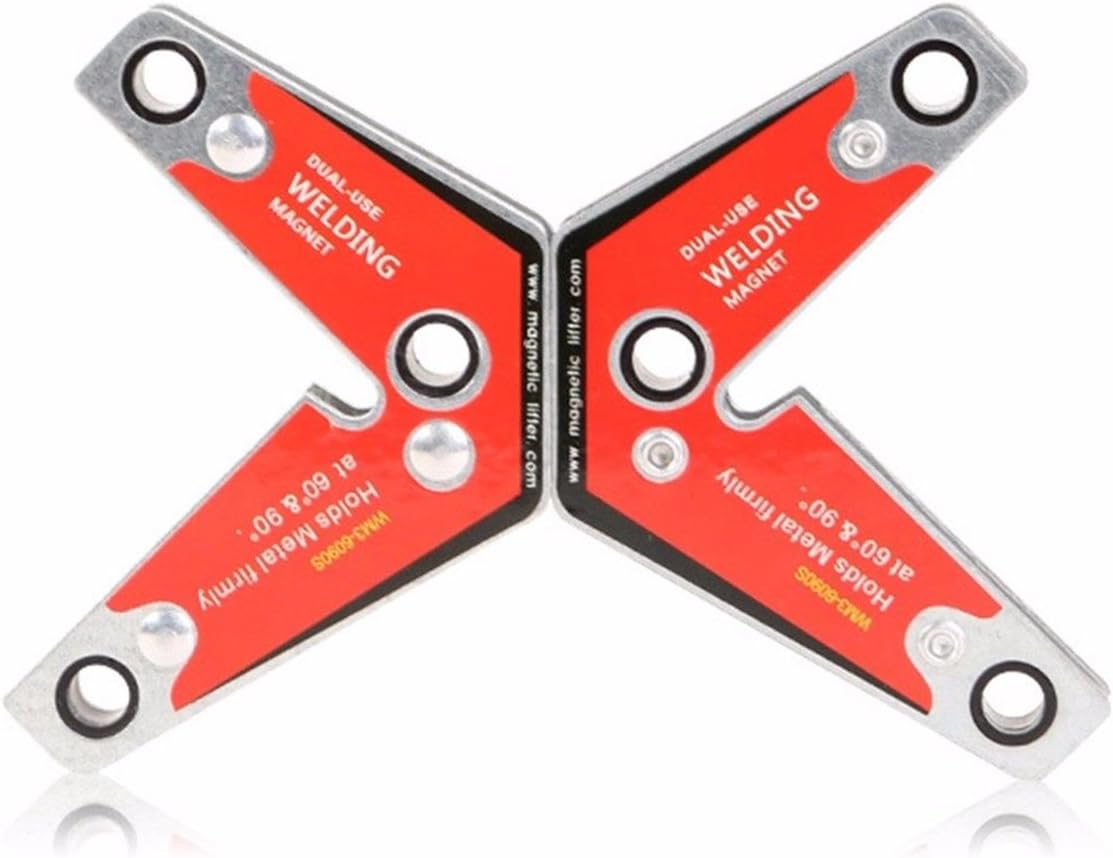 2Pcs MW3-6090S Strong Welding Corner Magnet/Magnetic Holder Twin Pack